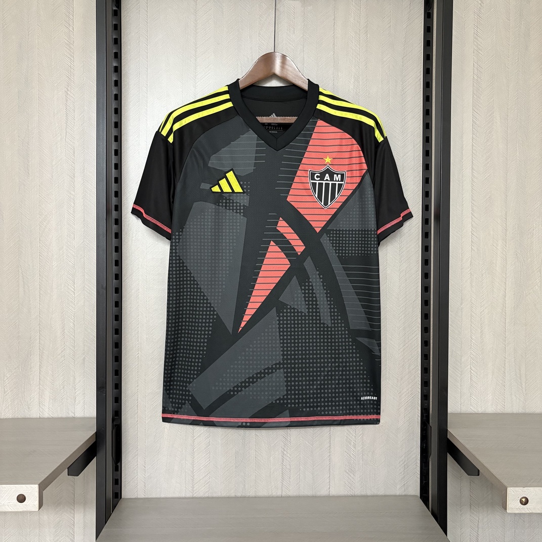 Atlético Mineiro Camisa de Goleiro Preta 2025