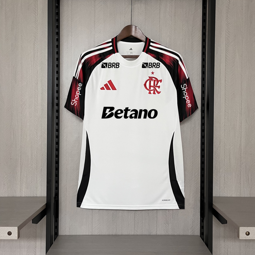 Flamengo Segunda Camisa Branca 2025