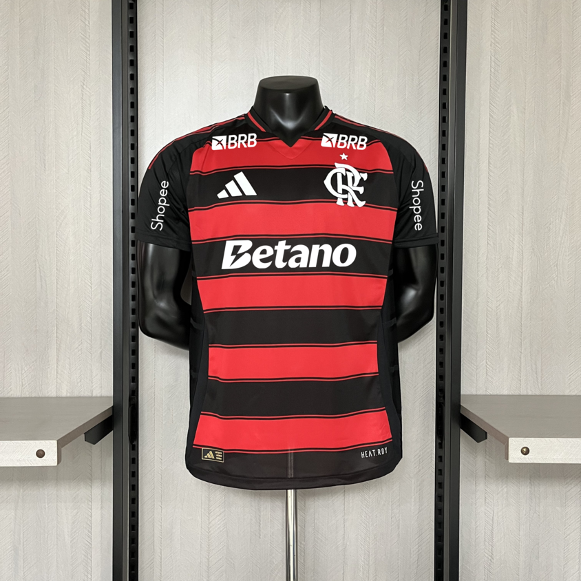 Flamengo Primeira Camisa Versão Jogador 2025